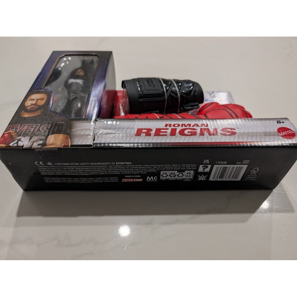 Mattel WWE Roman Reigns Main Event Role Play Set  Action Figure Gauntlet OTC New - Picture 5 of 5